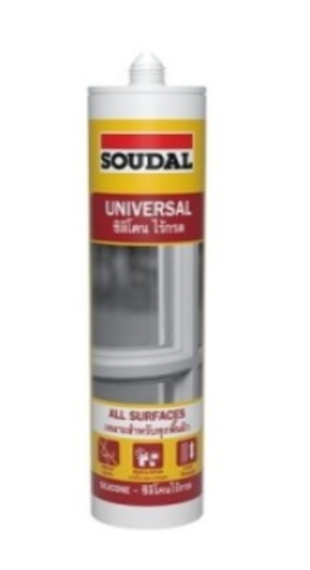 [1004746] -ซิลิโคน ชนิดไร้กรด 270ml ใส SOUDAL