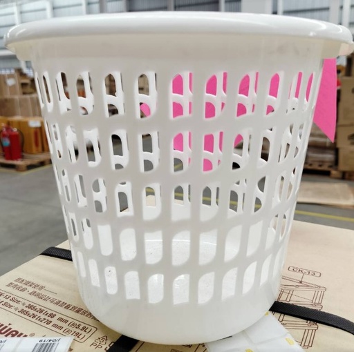 [1005048] ตะกร้าผ้า No.1132 สีขาว JCJ