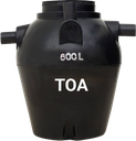 ถังบำบัดเกอะกรองไร้อากาศ 600L TOA
