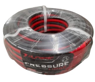 [1005215] สายลมคู่ (ยาง) PFA.1/4"x30ม ดำ-แดง DYNAMIC+