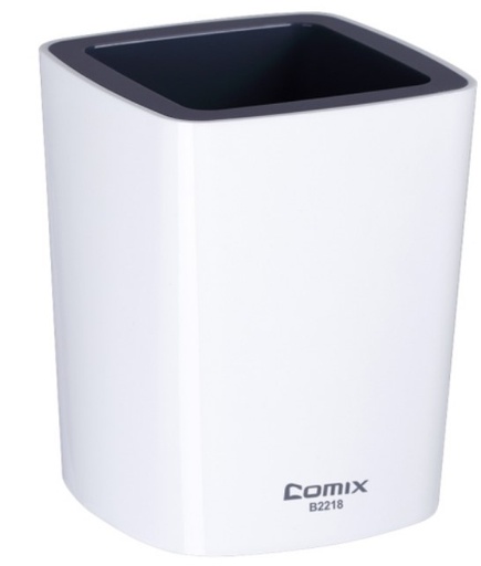 [1005239] ที่ใส่ปากกา B2218 COMIX ขาว+