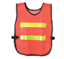 [1005295] -เสื้อจราจรสะท้อนแสง 2แถบนอน ส้ม FIXTON+