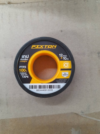 [1005368] -เทปพันเกลียว 12mm x 10m ทั่วไป FIXTON+