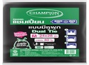 ถุงขยะ M 24x28 รุ่นหูผูก ดำ CHAMPION (แพ็ค 40 ใบ)