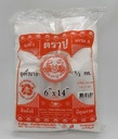 ถุงหูหิ้ว บาง 6x14" 500G ตราปู