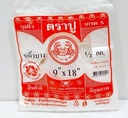 ถุงหูหิ้ว บาง 9x18" 500G ตราปู