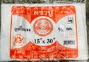 ถุงหูหิ้ว บาง 15x30" 500G ตราปู