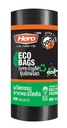 ถุงขยะแบบม้วน ขนาด 24"x28" รุ่นรักษ์โลก ECO สีดำ HERO (ม้วน 50 ใบ)