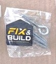 เกลียวตลอดหัวห่วง EE 3/16 FASTENIC แพค 4