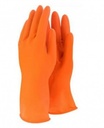 -ถุงมือยางสีส้ม ตุ๊กตา, L