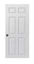 -ประตู UPVC 80x200 ภายนอกและภายใน FT-03 แบบเจาะ