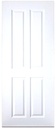 -ประตู UPVC 80x200 ภายนอกและภายใน FT-05 แบบไม่เจาะ