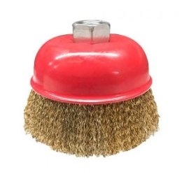 [1005872] แปรงลวดถ้วย อย่างดี 65มม 10x1.25 FIXTON+