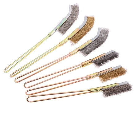 [1005908] แปรงลวดทองเหลืองมินิ ปลายตรง FIXTON+