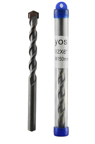 [1005970] ดอกสว่านเจาะปูน อย่างดี 3/8x6 YOS