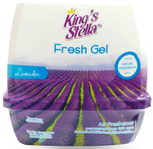 [1006026] เจลปรับอากาศ เฟรชเจล 180 g. กลิ่น Lavender King's Stella