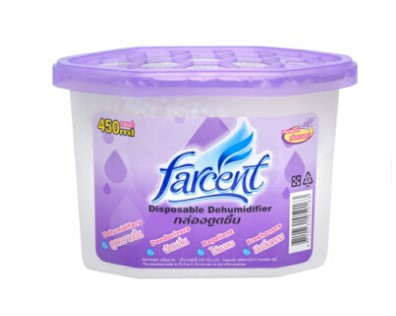 [1006143] กล่องดูดความชื้น 450ML D-501V กลิ่นลาเวนเดอร์ Farcent