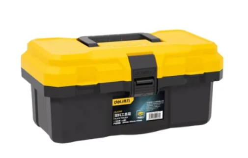 [1006231] กล่องเครื่องมือ 12.5" DL432612 สีเหลืองดำ DELI+