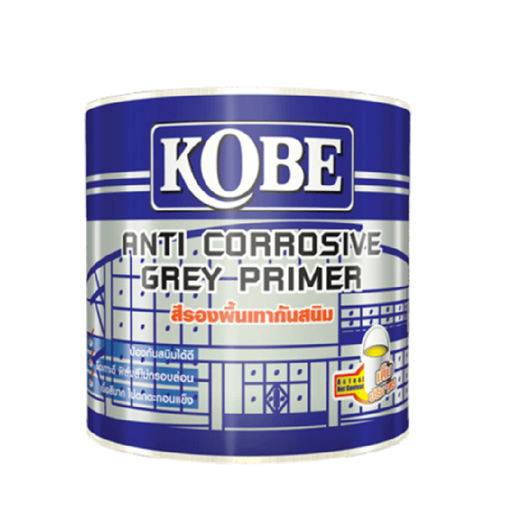 [1006585] สีรองพื้นกันสนิม #GREY K102 เทา 1 ก.ล. KOBE