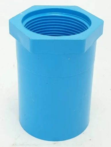 [1006626] ข้อต่อตรงPVCหนาเกลียวใน2 1/2" มอก.