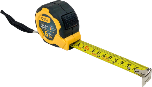 [1006883] -ตลับเมตรล็อคAuto 5m x 25mm EDL3797Y DELI+
