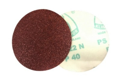 [1006888] กระดาษทรายกลม สักหลาด 5" #40 คลิงสปอร์