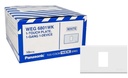 ฝาช่องเมจิ 1ช่อง WEG6801 WK PANASONIC