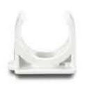 คลิปก้ามปู 1/2" NNMC18W ขาว NANO