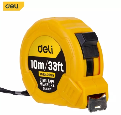 [1007141] -ตลับเมตร 10M/33ftx25mm EDL9010Y DELI+