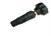 [1007329] ข้อต่อสายเชื่อม ตัวเมีย (เกลียวใน)  No.10-25 รหัส JS85 สีดำ