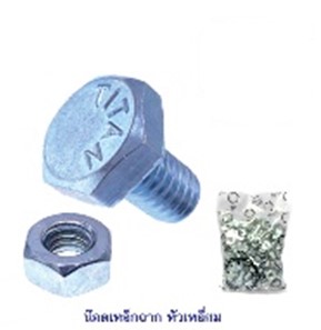 [1007339] น็อตเหล็กฉาก 5/16"x1/2" W/Z สั้น (แพค 50)