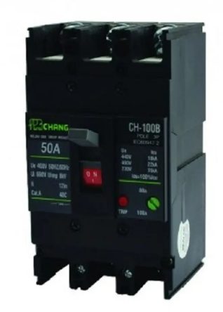 [1007398] เมนเบรคเกอร์ MCCB 3P (IC) 22 kA 50A CHANG