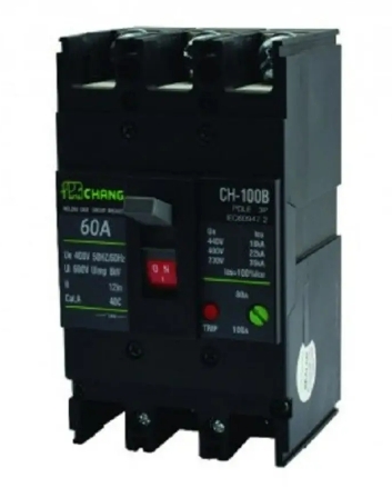 [1007399] เมนเบรคเกอร์ MCCB 3P (IC) 22 kA 60A CHANG