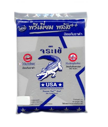 [1007654] ยาแนว พรีเมี่ยมพลัส เทาธรรมชาติ จระเข้