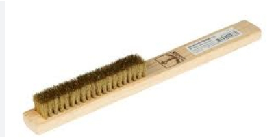 [1000094] แปรงลวดทองเหลือง 7 แถว สมอ