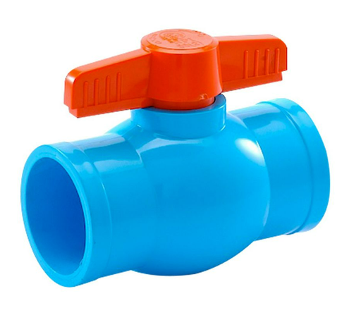 [1000317] บอลวาล์วพีวีซี 1 1/2" สวม