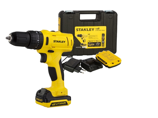 [1007666] -สว่านกระแทกไร้สาย 12V SCH121S2K-B1 STANLEY