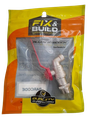 -ก๊อกบอลแฟนซี 1/2" แดง FIX&BUILD+