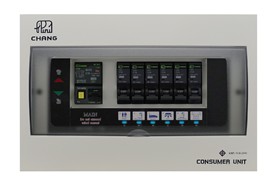 [1000520] ตู้คอนซูมเมอร์ 6 ช่อง พร้อมเมน RCBO 63A UPR-6 CHANG