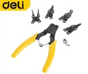 คีมหนีบ-ถ่าง4 หัว มัลติฟังชั่น 6" EDL104506 DELI+