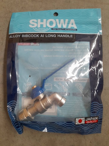 [1007854] -ก๊อกบอลแฟนซี มินิ 1/2" ฟ้า SHOWA=