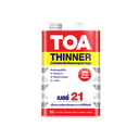 ทินเนอร์ผสมสีเคลือบ เบอร์ 21 1กล.TOA