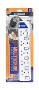 [1008233] ปลั๊กไฟ (5ช่อง 5สวิตช์ ยาว5เมตร/10A-2,300w) ET-9155M TOSHINO