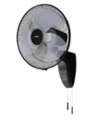 [1008291] พัดลมติดผนัง16(HT-W16M6) ดำ HATARI