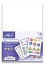 สติ๊กเกอร์ A4 EF201 ขาวด้าน ELFEN (Pk50)