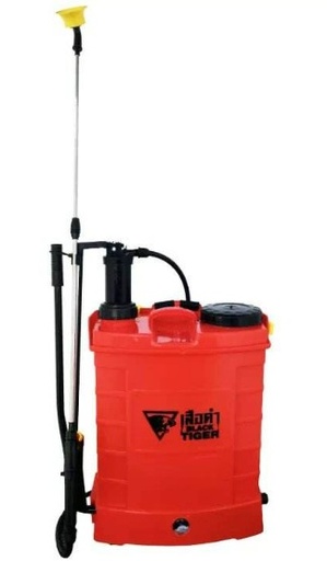[1008474] ถังพ่นยาสะพายหลัง 2 in 1 แบตเตอรี่&มือโยก BT-20L 2 in 1 เสือดำ