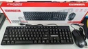 ชุดคีย์บอร์ดเม้าส์ GMK-102 สีดำ GEARMASTER