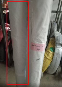 [1008735] พลาสติกรองบ่อ หนา 0.08x3.6m x40y ขาว