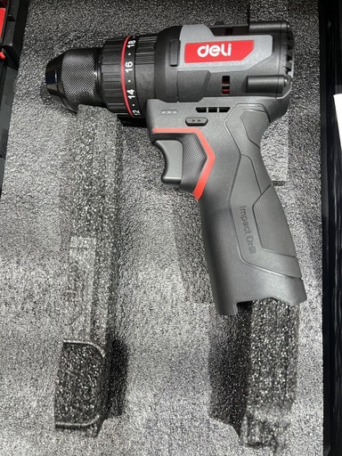 [1008993] สว่านกระแทกไร้สาย16V 10mm EDECZ16-1A2 DELI=