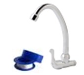 [1009067] ก๊อกซิงค์ผนัง หางปลาท่อสเตนเลส NY006 MIRRER